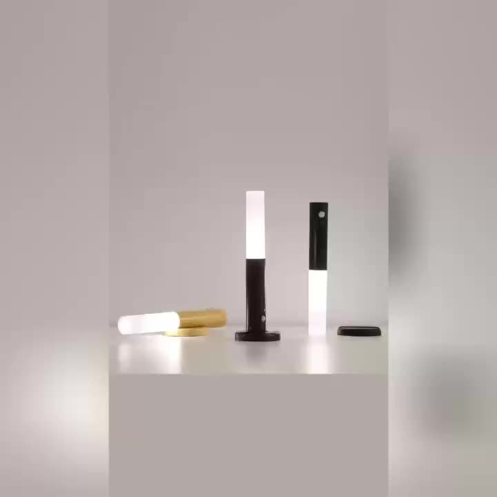 2pcs Rechargeable Motion-activated Night Lights-Charging Wires And Magnetizers-for Energy-Saving LED Lights, Ideal for Bedrooms, Hallways, Stairs, And Bathrooms-Portable, Rechargeable, Magnetized.